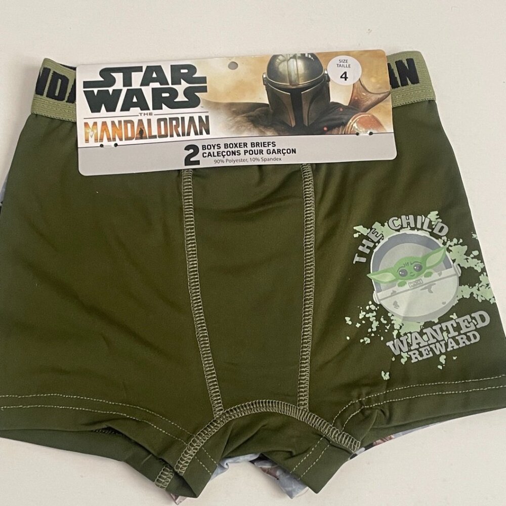 Star Wars The Mandalorian Boys Boxer Briefs